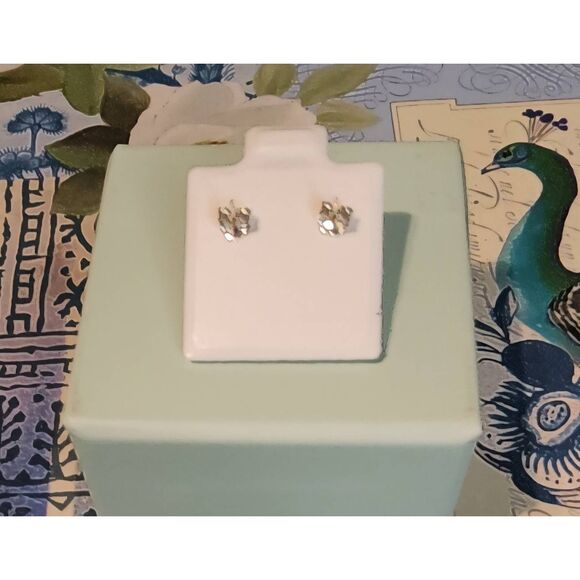 Stunning 2 Carat Genuine Lab Created Ruby Round Cut Stud Earrings~925SS - Picture 2 of 2